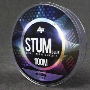 Linha Monofilamento Albatroz Fishing Stum Blue 0.37mm - 10,3kg 100 M